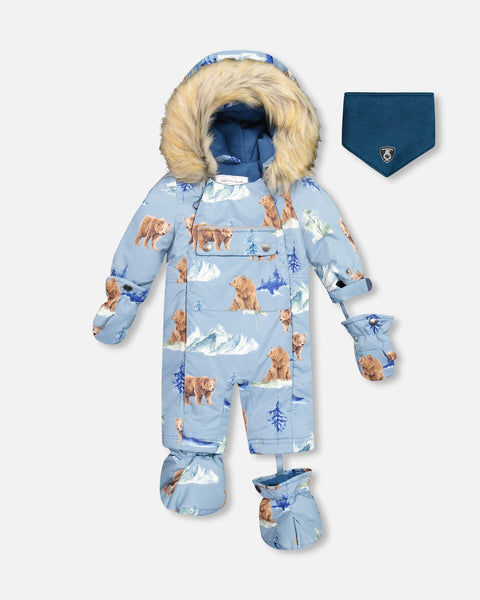 Baby snowsuit store with removable feet