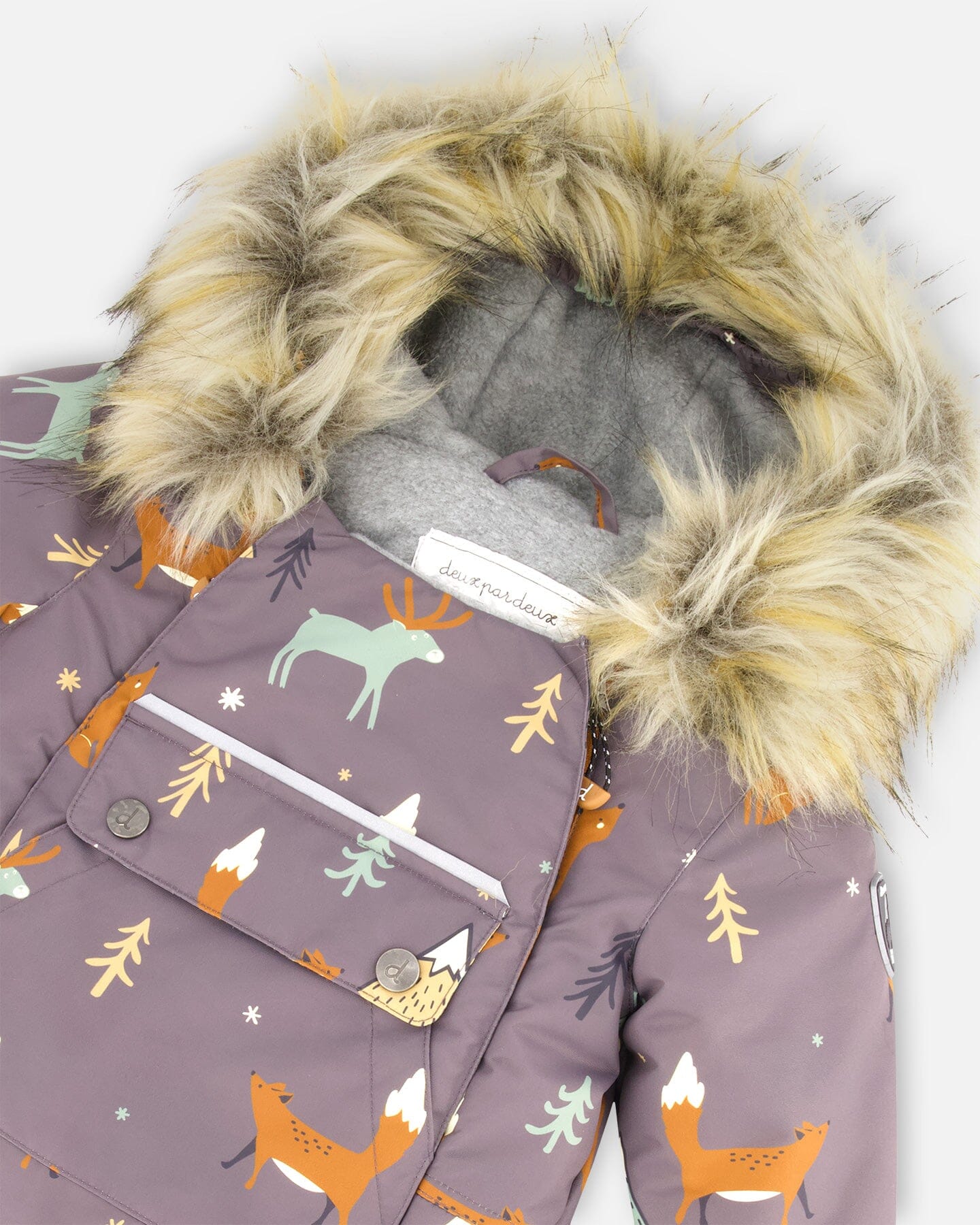 FRENCH LAUNDRY Winter Deer Design Sweater Knit Fleece Pajama Pants