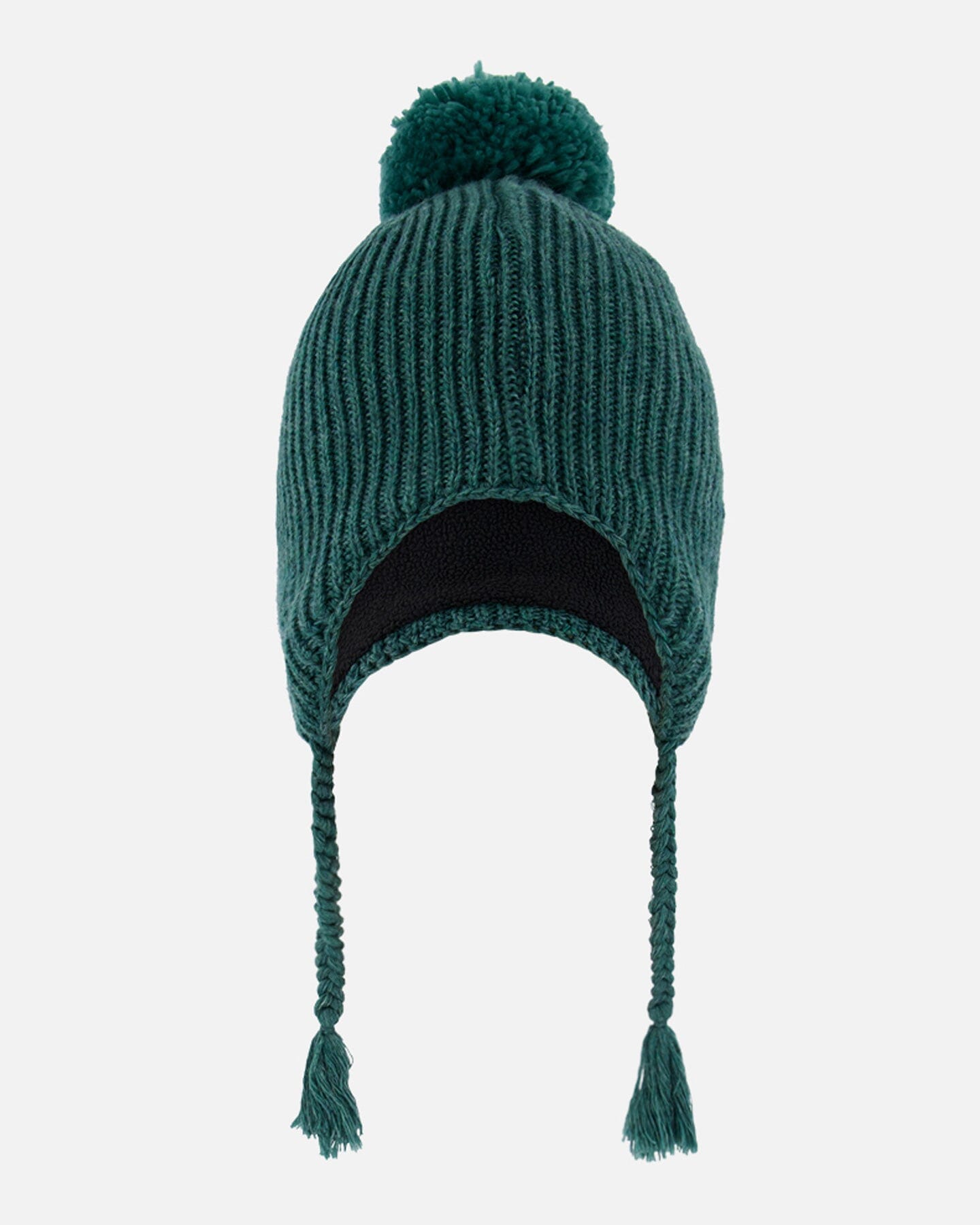 Peruvian Knit Hat Pine Green Winter Accessories Deux par Deux 