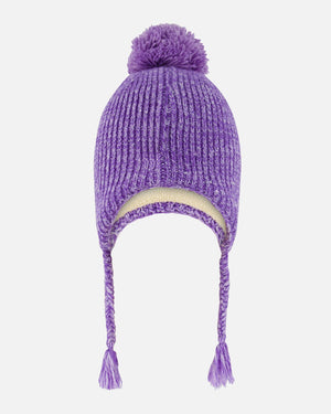 Peruvian Knit Hat Lavender Winter Accessories Deux par Deux 
