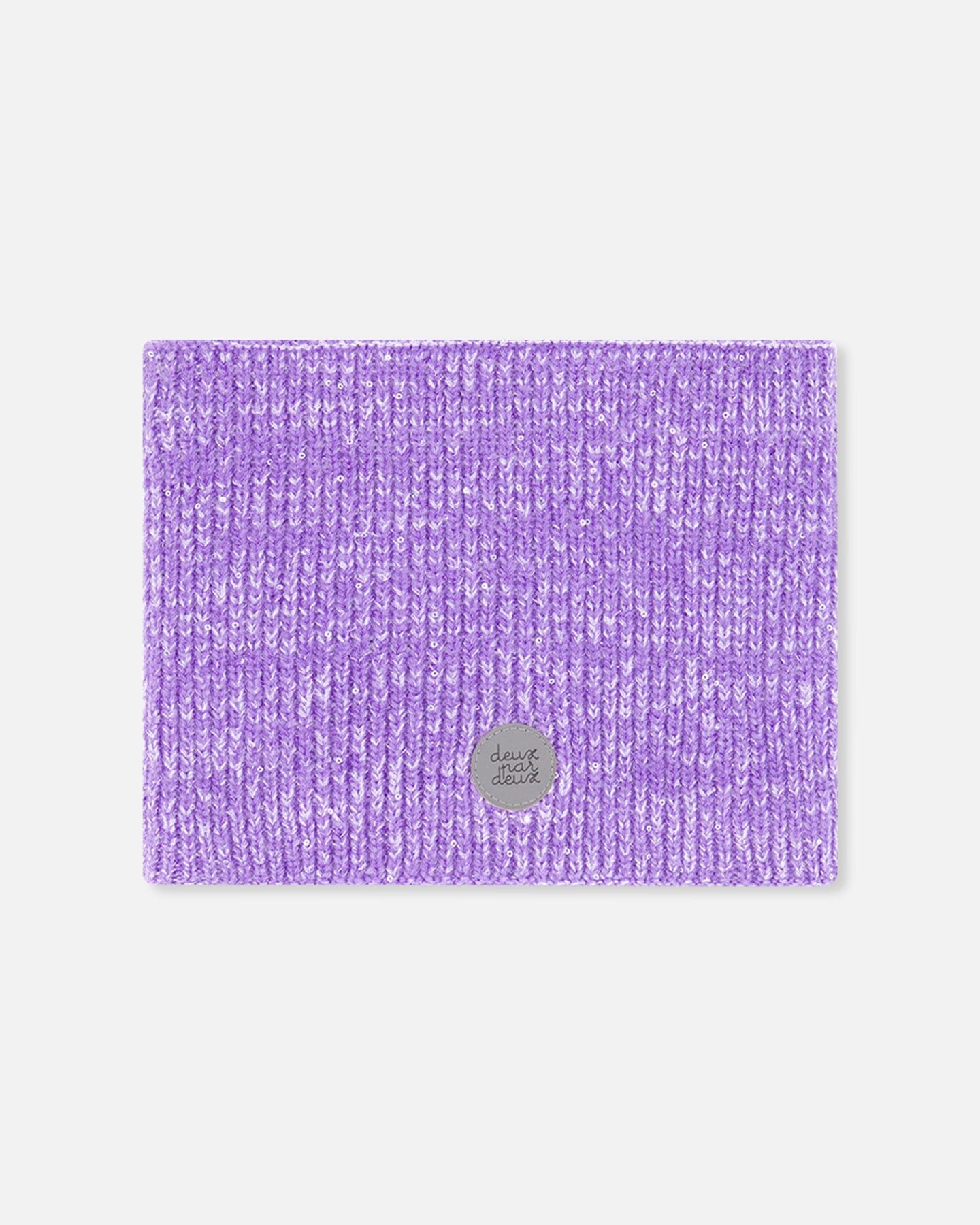 Knit Neckwarmer Lavender Winter Accessories Deux par Deux 