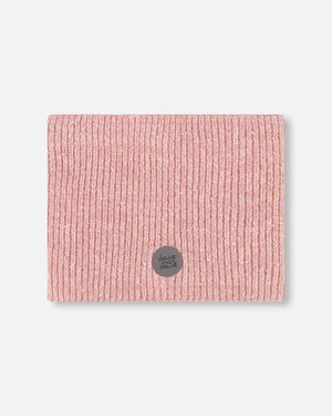 Knit Neckwarmer Powder Pink Winter Accessories Deux par Deux 