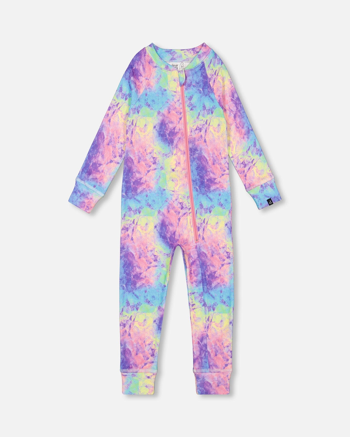 One Piece Thermal Underwear With Frosted Rainbow Print Winter Accessories Deux par Deux 