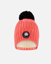 Knit Hat Coral Winter Accessories Deux par Deux 