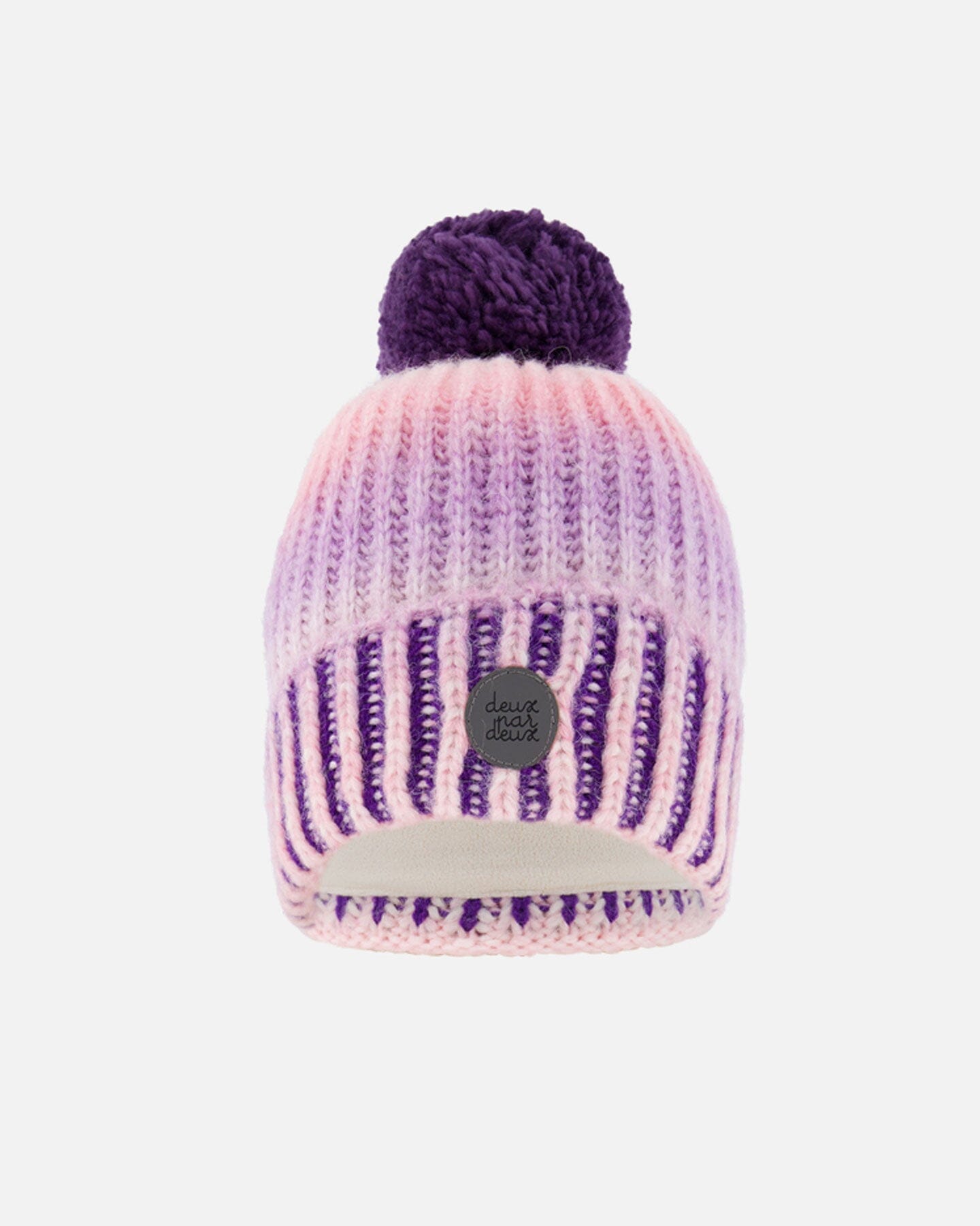 Knit Hat Purple Gradient Winter Accessories Deux par Deux 