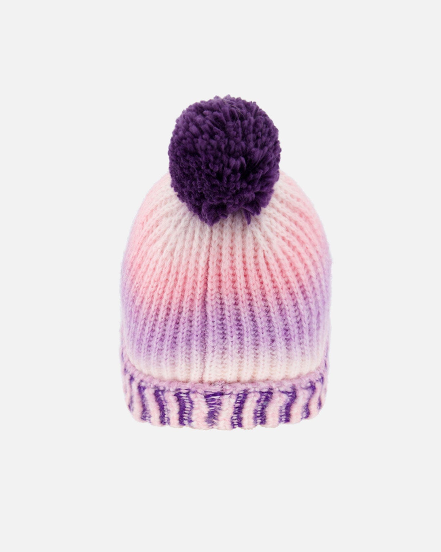 Knit Hat Purple Gradient Winter Accessories Deux par Deux 