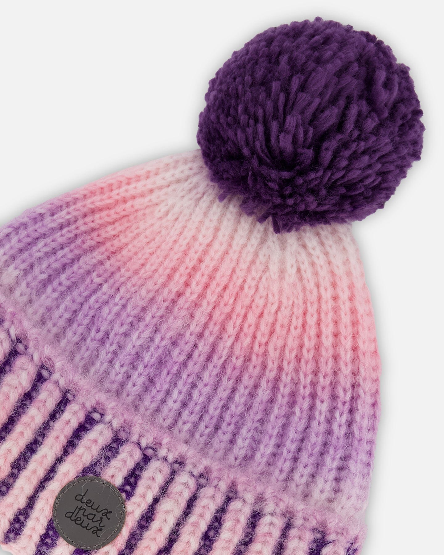 Knit Hat Purple Gradient - F10ZE01_000