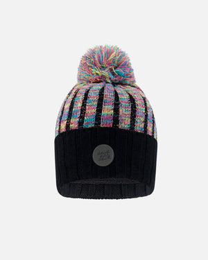 Winter Knit Hat Multicolor Winter Accessories Deux par Deux 