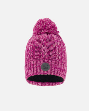Knit Hat Mauve Winter Accessories Deux par Deux 