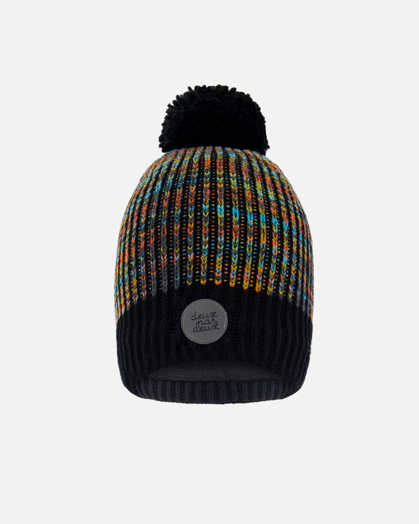Knit Hat With Multicolor Winter Accessories Deux par Deux 