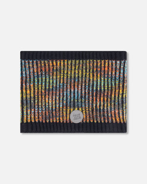 Knit Neckwarmer Multicolor Winter Accessories Deux par Deux 