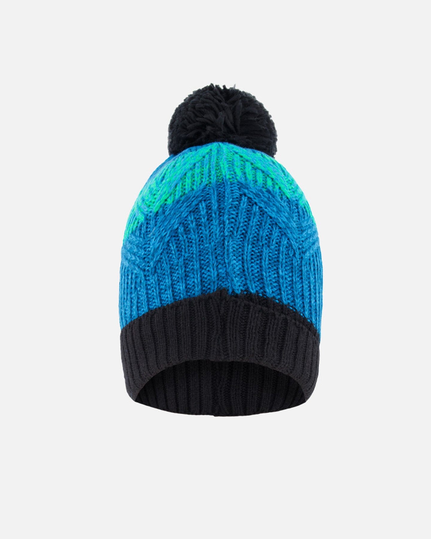Knit Hat Green And Blue Winter Accessories Deux par Deux 