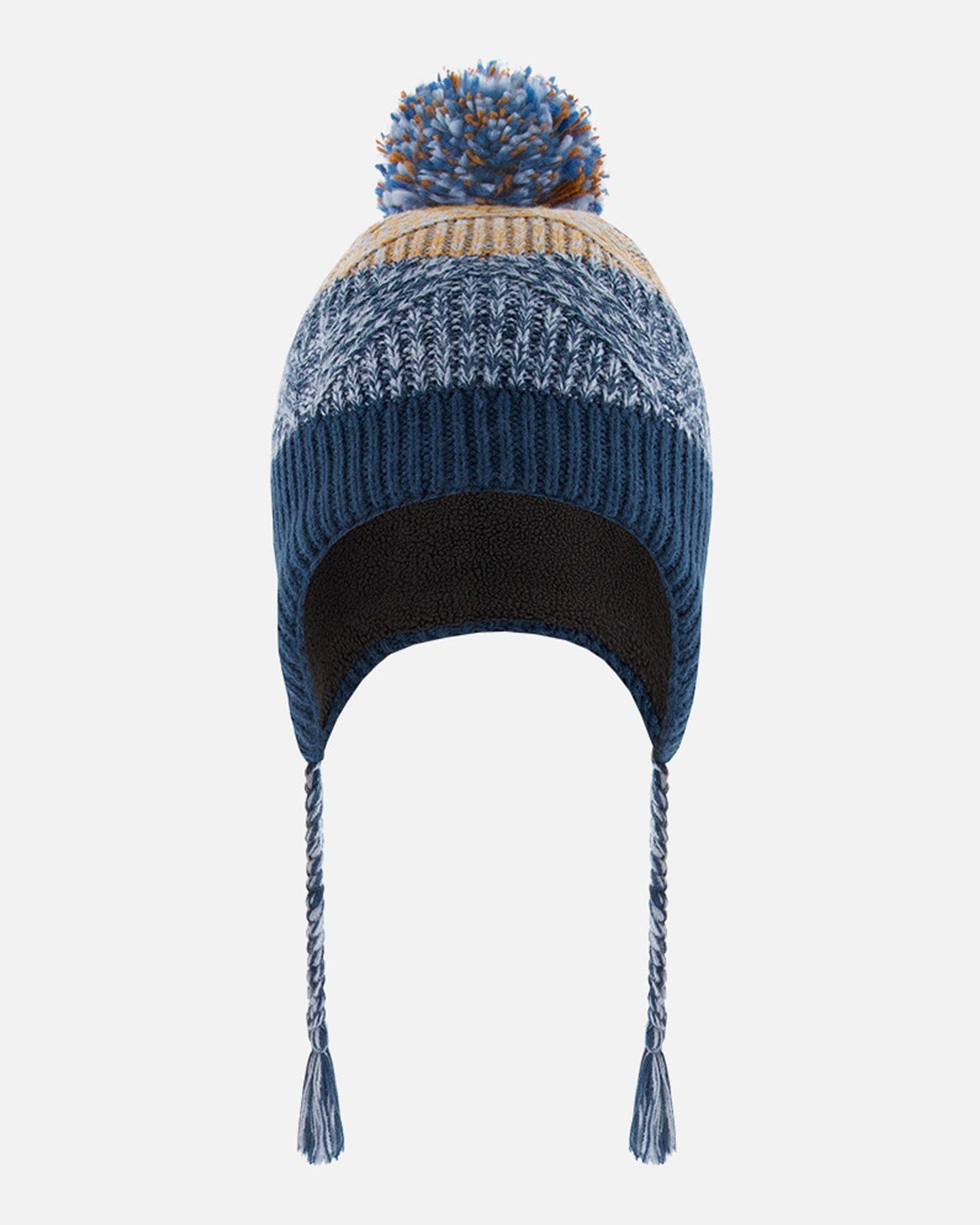 Peruanischer gestreifter Hut, blaugrün, Farbblock, Winter-Accessoires Deux par Deux 