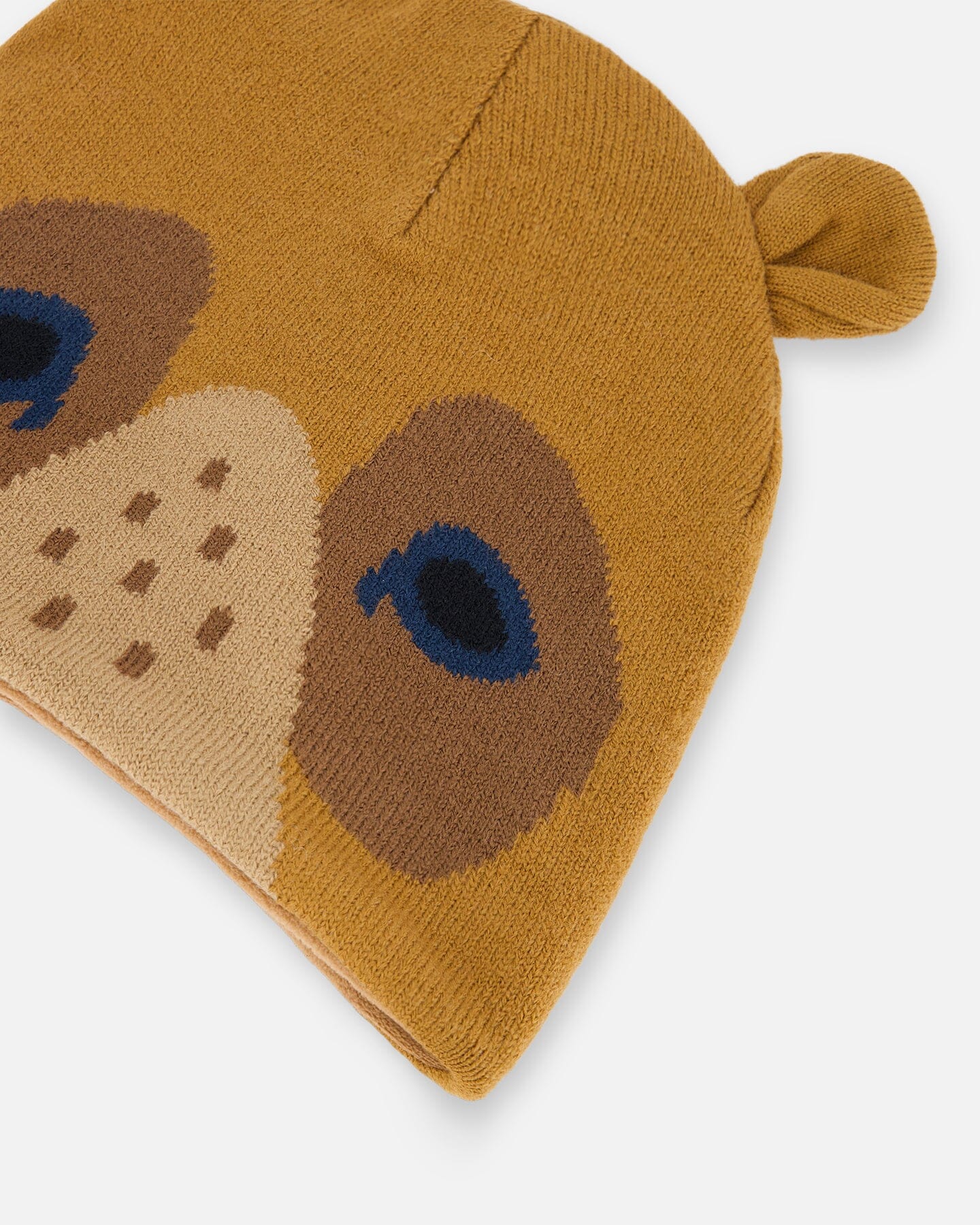 Knit Hat Bear Face Winter Accessories Deux par Deux 