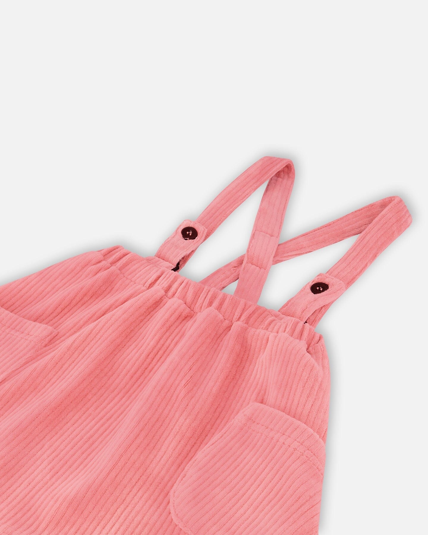 Stretch Ribbed Velvet Skirt Salmon Pink - F20F42_621