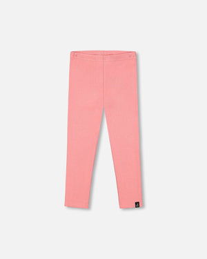 Super Soft Rib Leggings Salmon Pink - F20F60_621