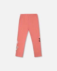 Jersey Stretch Leggings Pink Cinnamon - F20G60_676