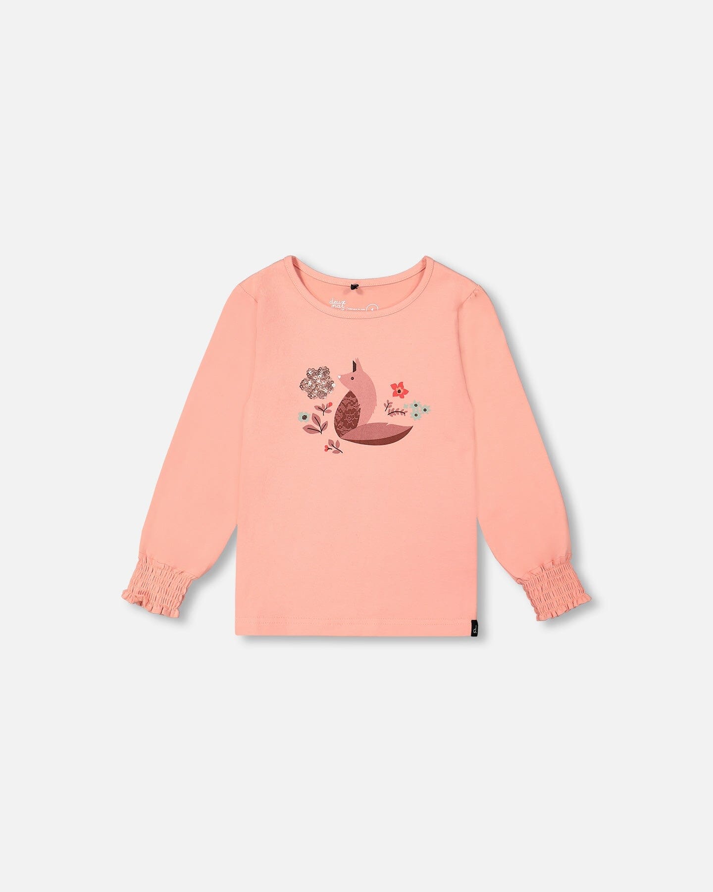 T-Shirt With Long Puffy Sleeves Misty Rose - F20G70_806