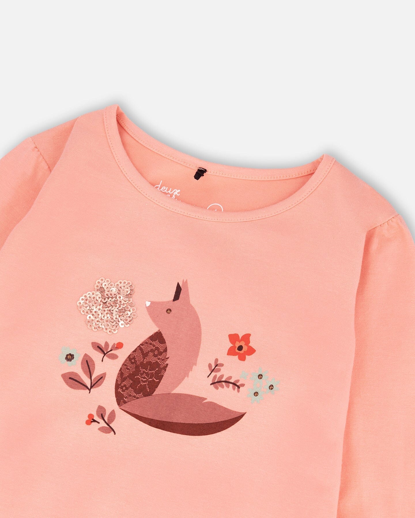 T-Shirt With Long Puffy Sleeves Misty Rose - F20G70_806