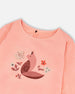 T-Shirt With Long Puffy Sleeves Misty Rose - F20G70_806