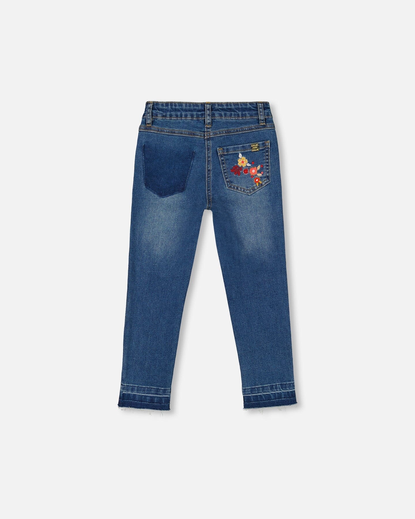 Denim Jeans With Embroidery - F20H20_123