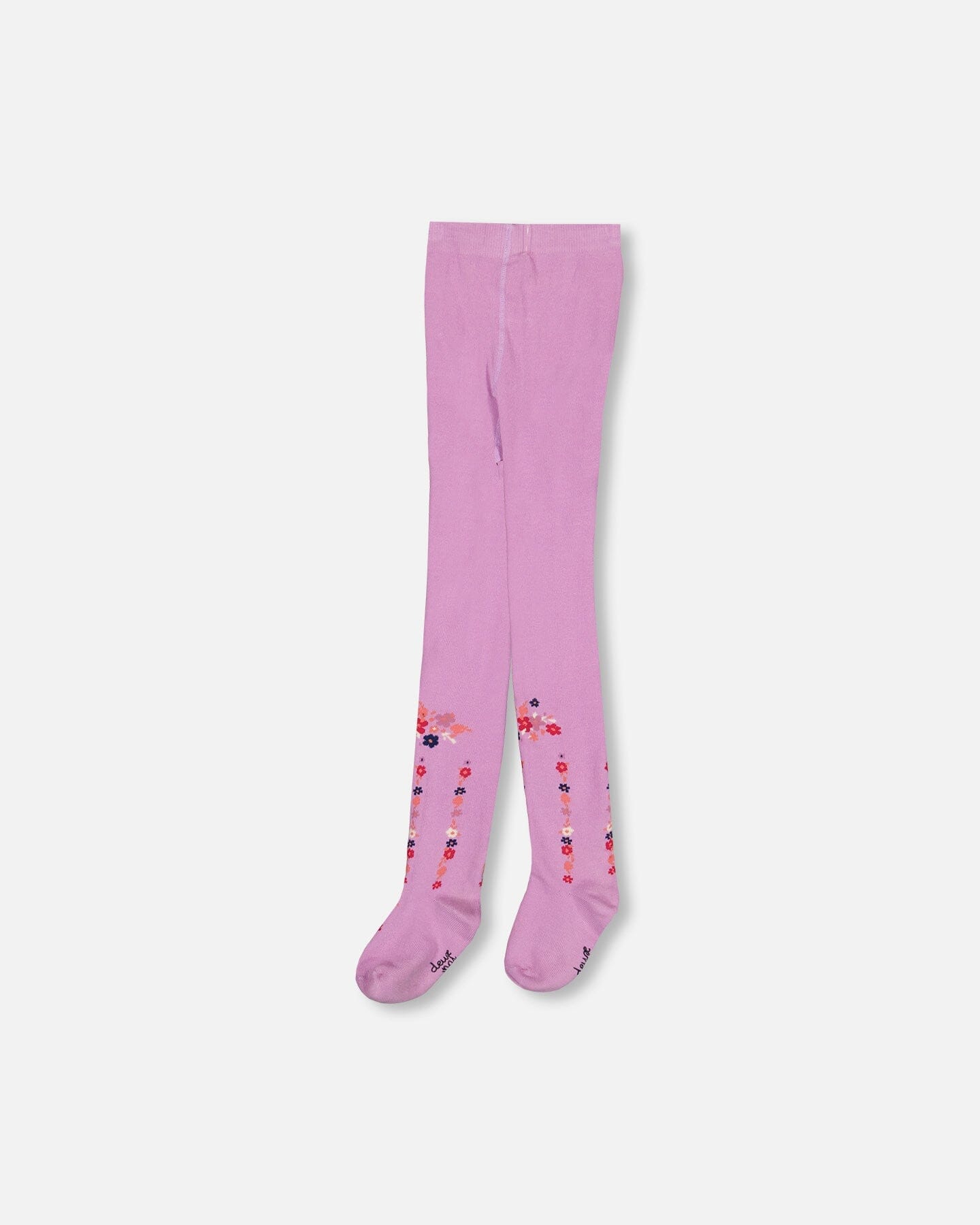 Tights Lavender With Flowers - F20IC_000