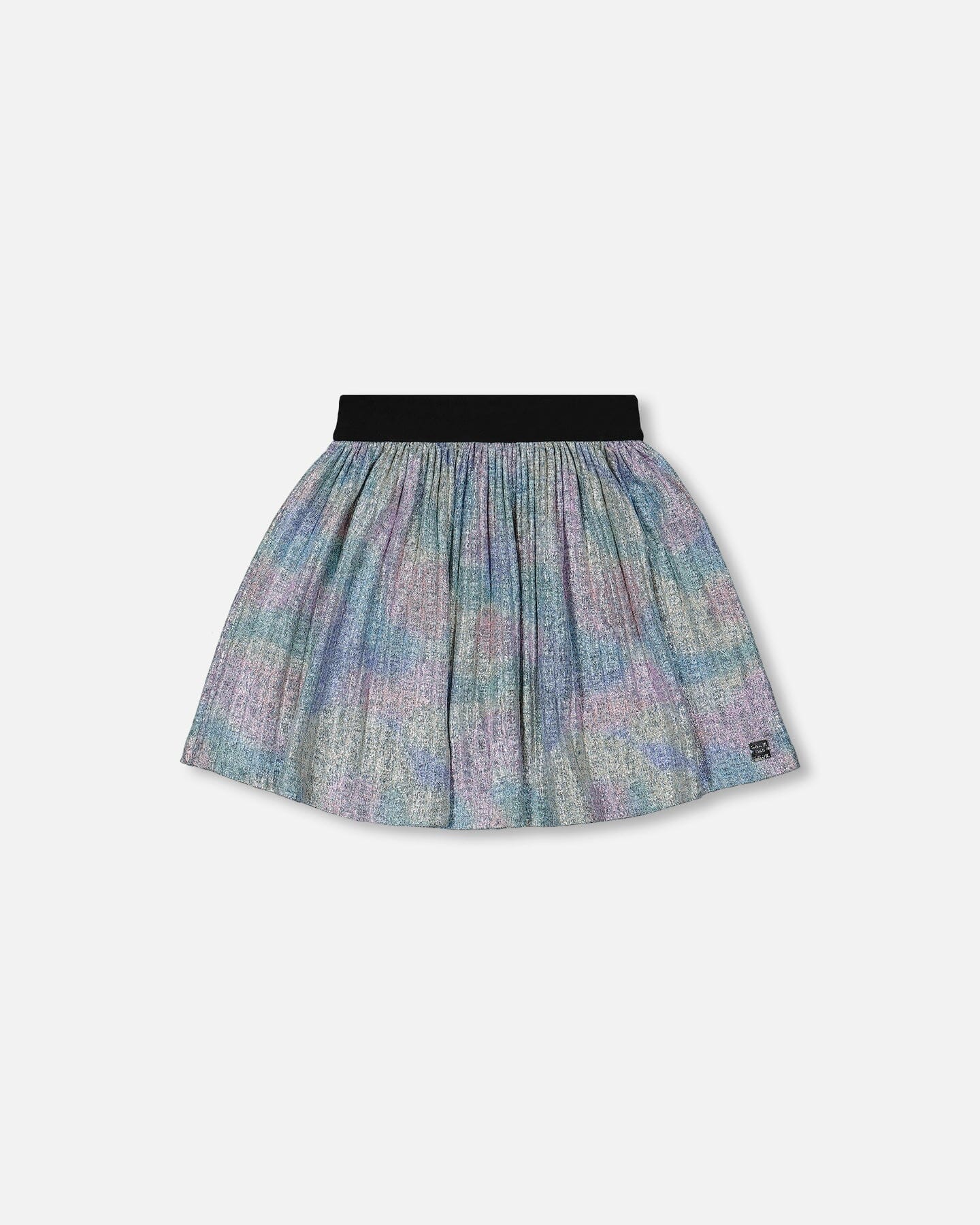 Printed Skirt Metallic Tie Dye - F20L80_000
