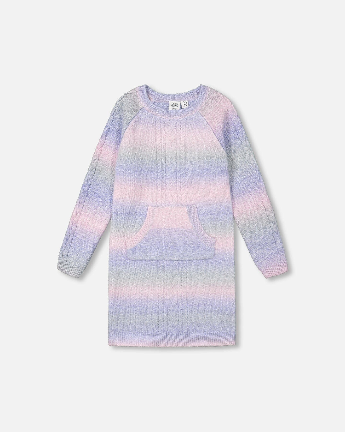 Gradient Knitted Sweater Dress Lilac - F20LT93_000