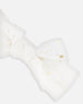 Headband With Glittering Tulle Bow Off White - F20NGHB_101