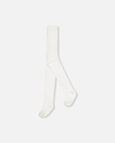 Cable Tights Off White
