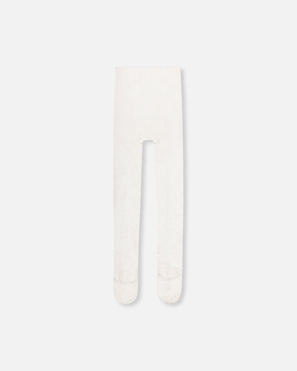 Cable Tights Off White - F20OC_101