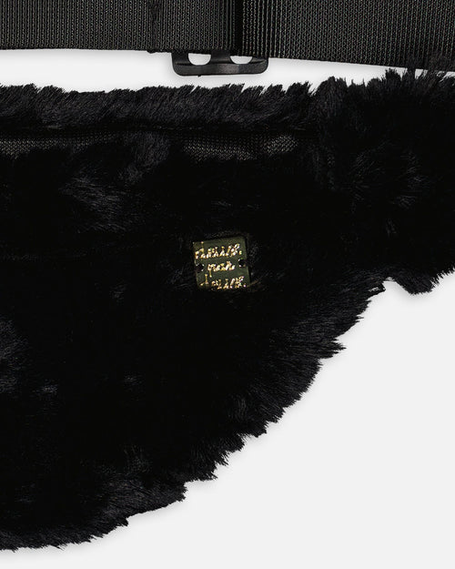 Faux Fur Fanny Bag Black - F20OFP_999