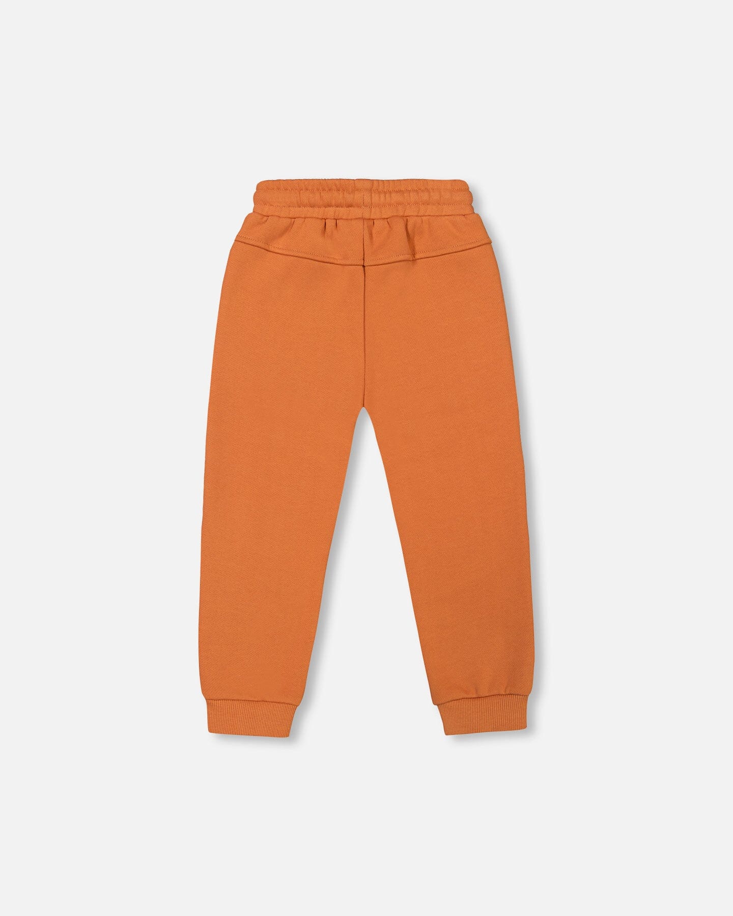Fleece Sweatpants With Zipper Pockets Brown-Orange - F20U21_959