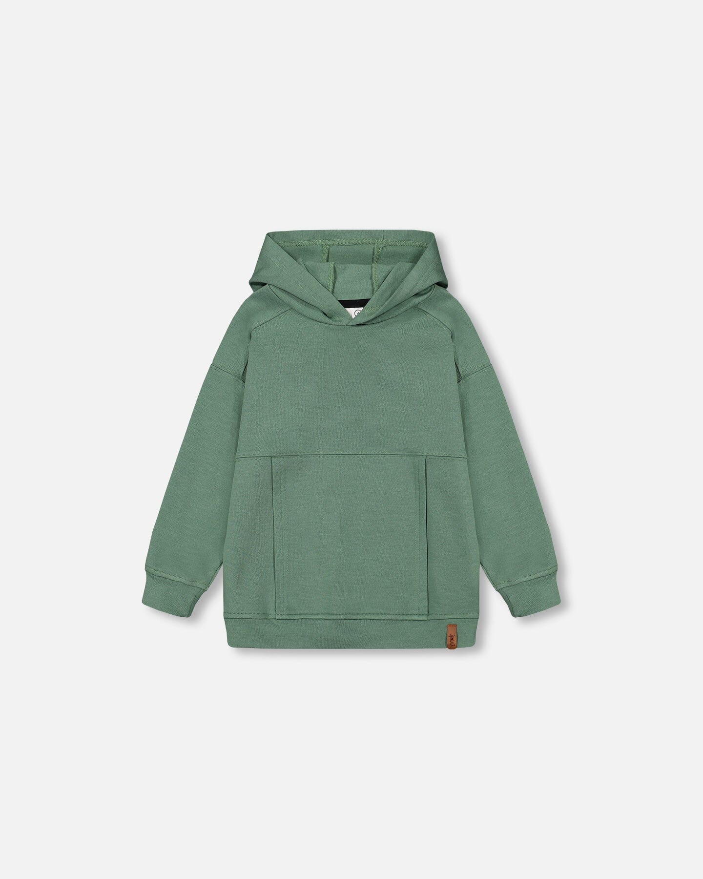 Brushed Jersey Hooded Top Ivy Green - F20U37_330
