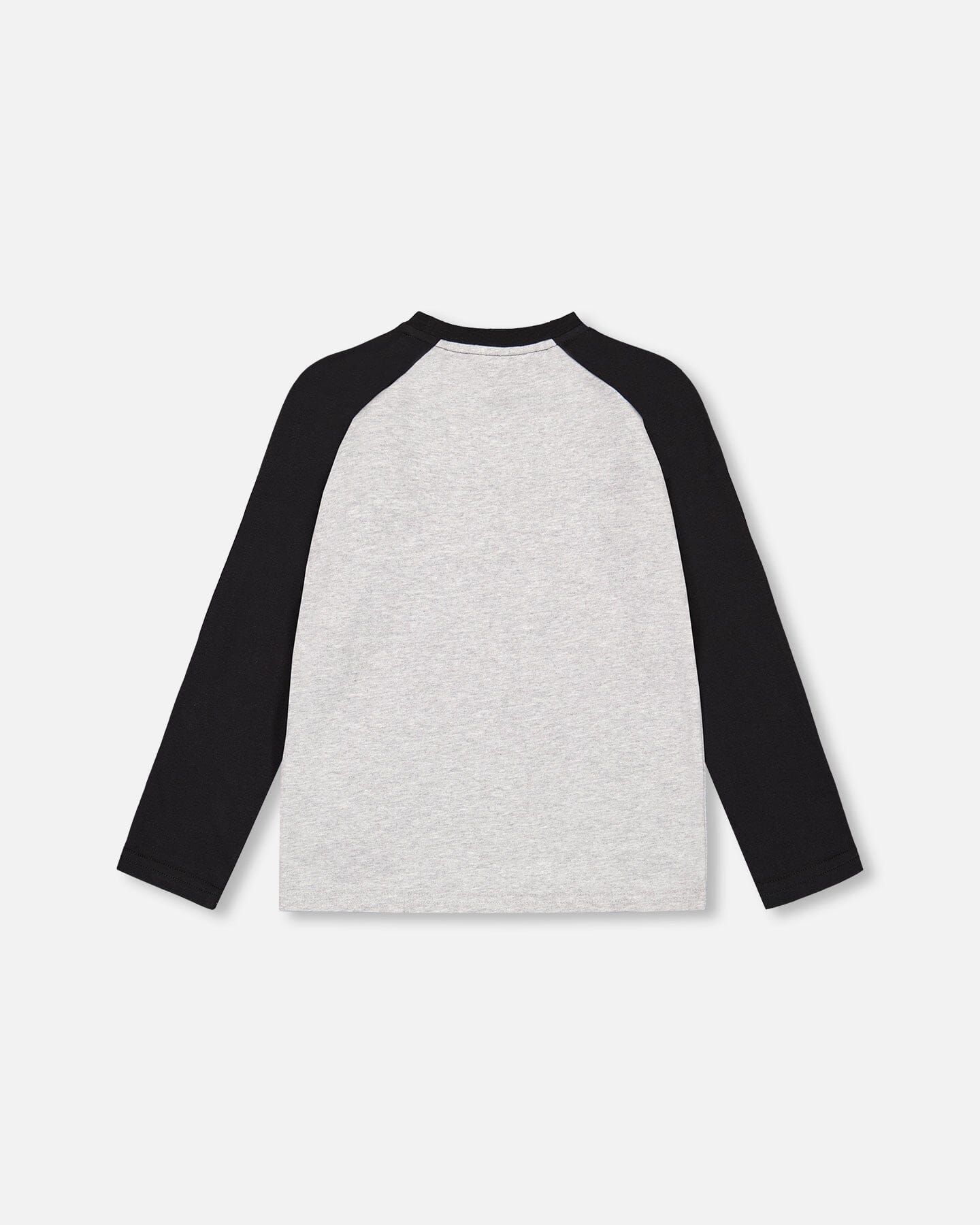 Raglan Jersey T-Shirt With Print Grey Mix - F20U70_195