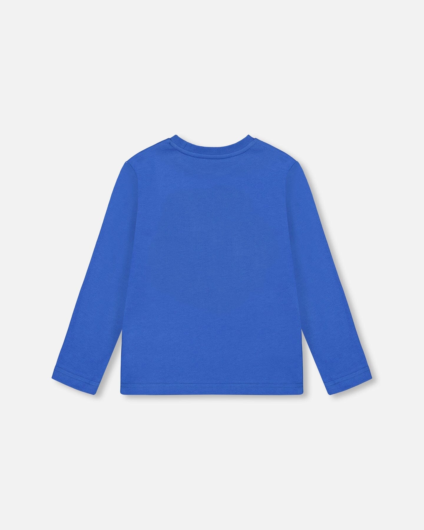 Jersey T-Shirt With Print Cobalt Blue - F20U72_462