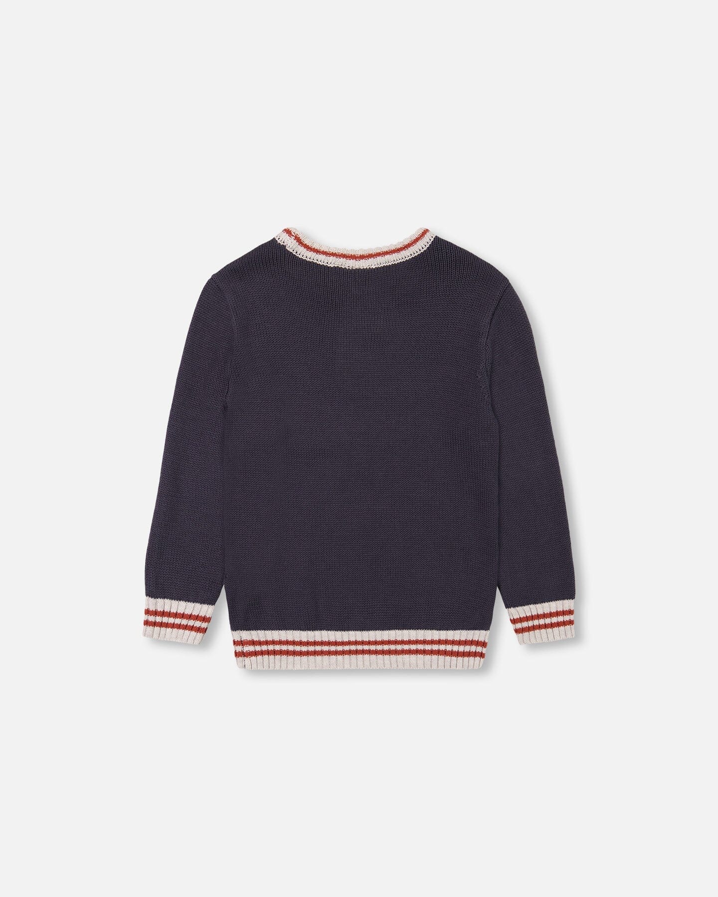 Knitted Sweater With Pocket Dark Navy - F20UT75_499