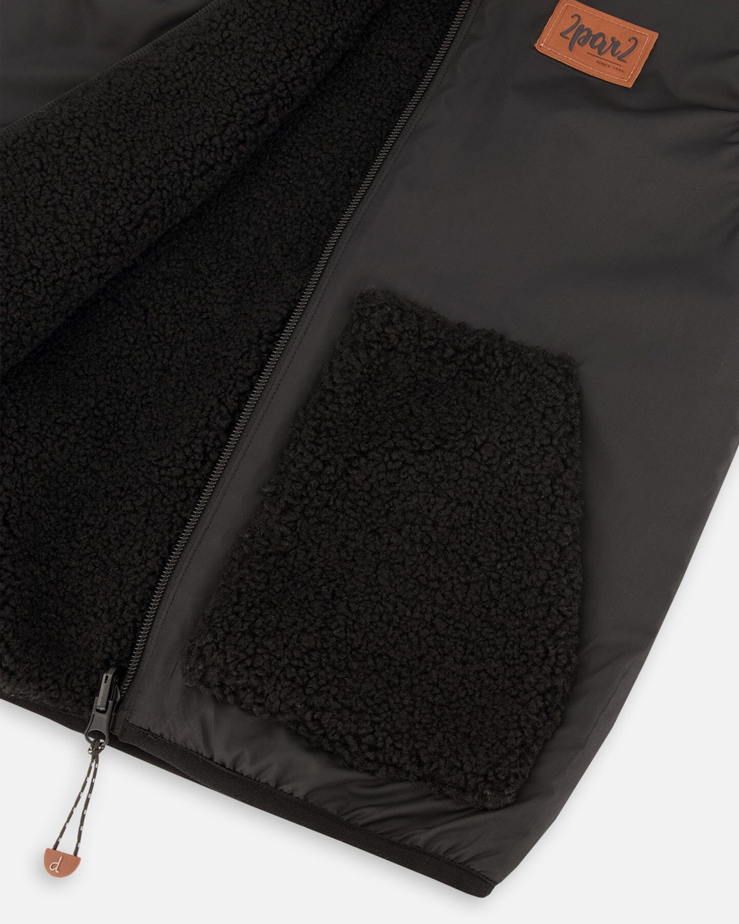 Reversible Sleeveless Jacket Black - F20W63_999