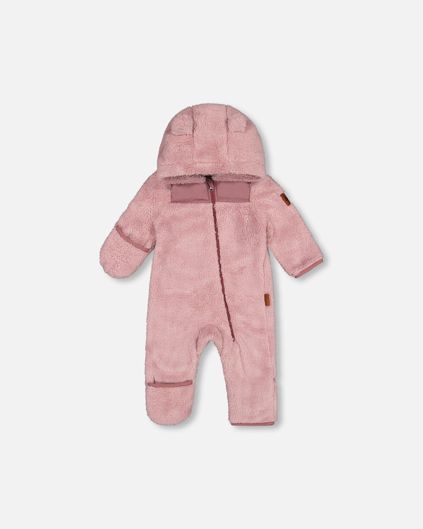 Baby Mid-Season Sherpa One Piece Old Pink - F20W66_555