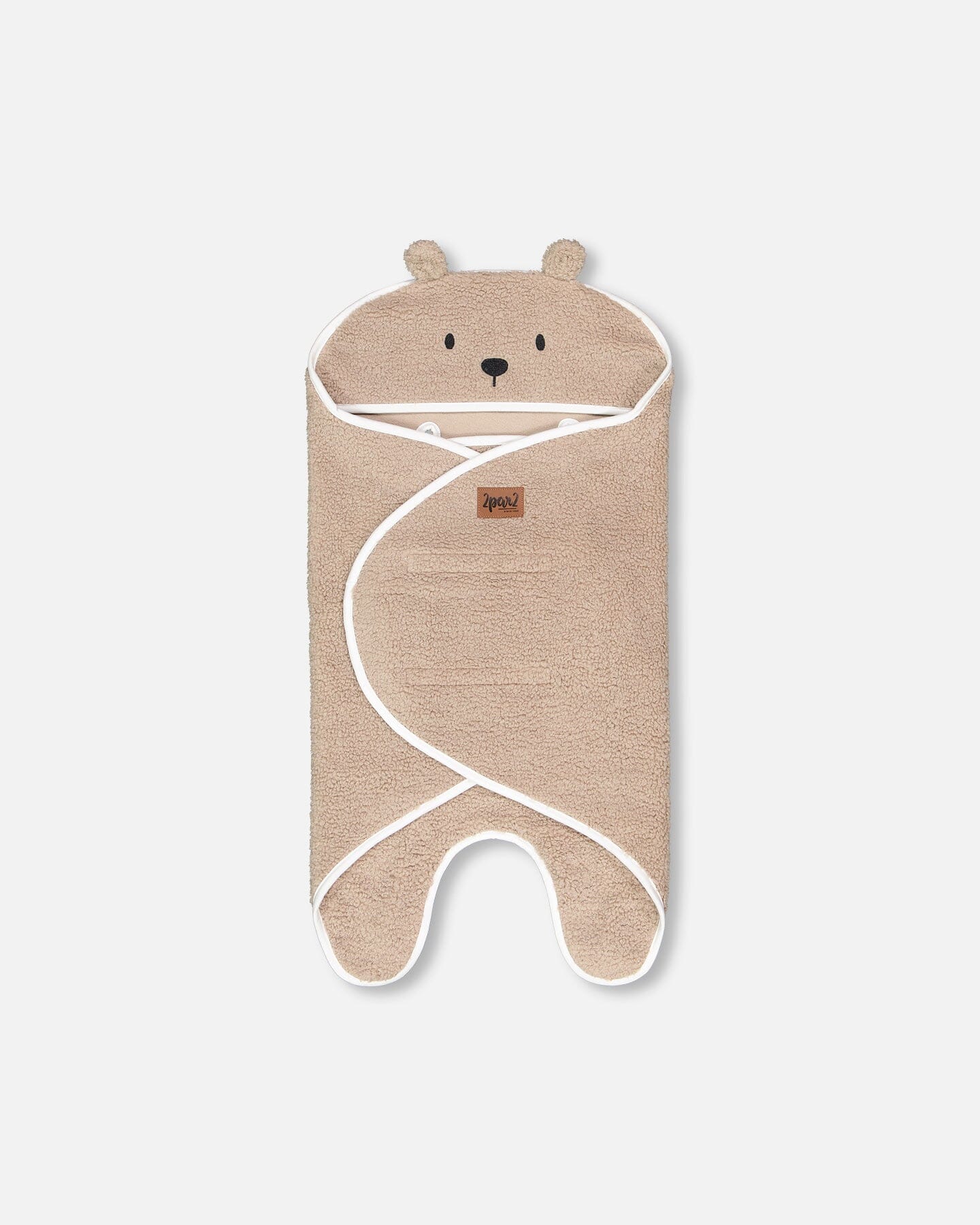 Baby Cocoon Blanket Brown Teddy Bear Accessories Deux par Deux 