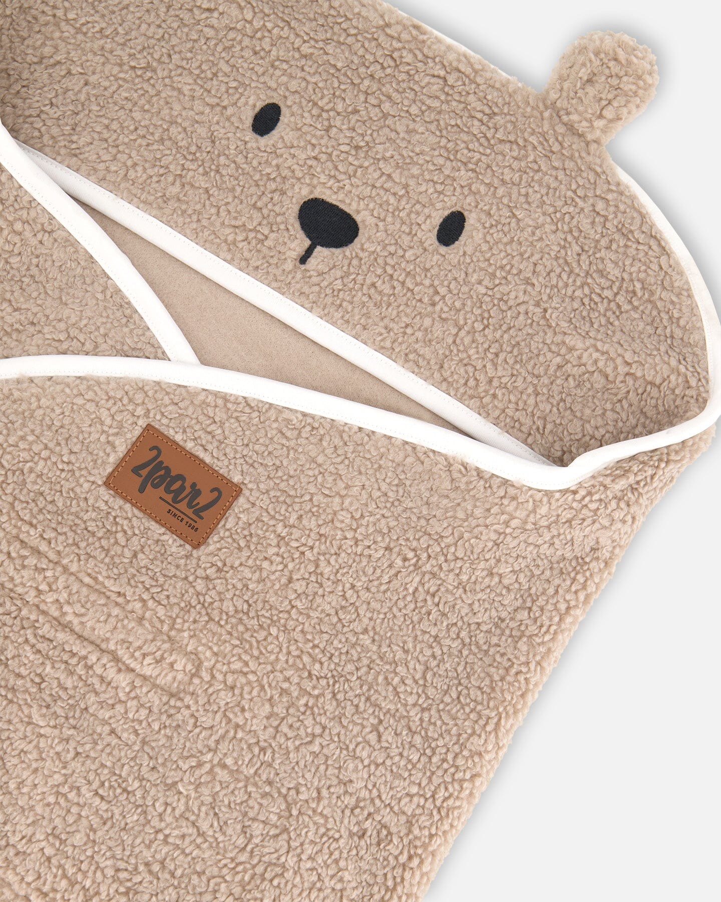 Baby Cocoon Blanket Brown Teddy Bear Accessories Deux par Deux 