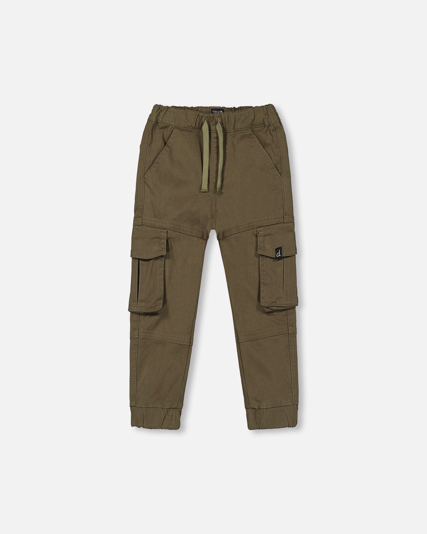 Stretch Twill Jogger Pants With Cargo Pockets Grape Leaf - F20YB20_301