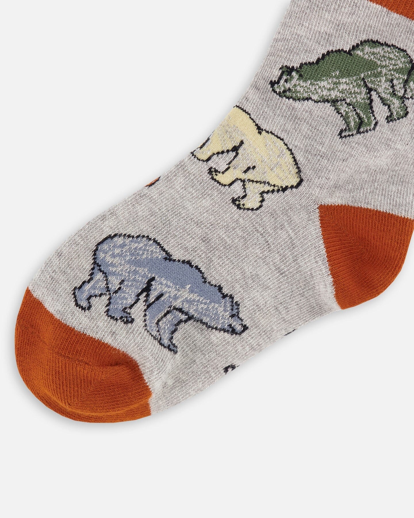 Socks Grey Mix Bear Print - F20YBS_195
