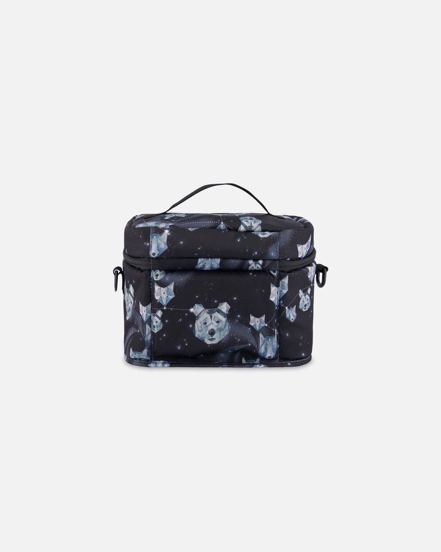 Lunch Box Black Astral Wolf Print - F20ZBL_014