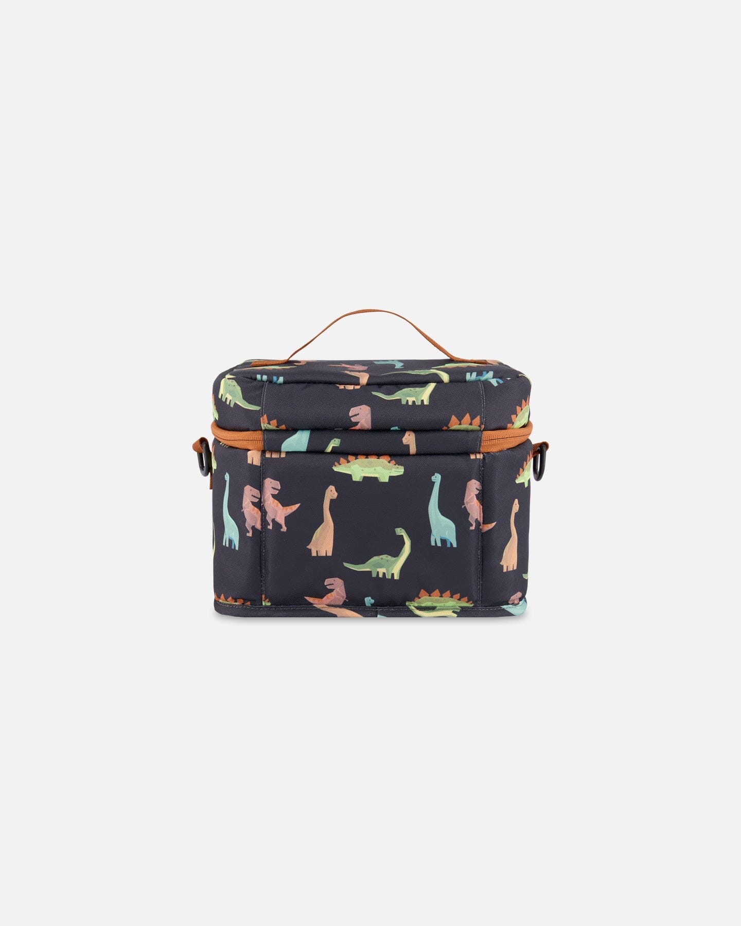 Lunch Box Black With Dinosaurs Print - F20ZBL_051