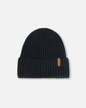 Knit Hat Black Outdoor Accessories Deux par Deux 