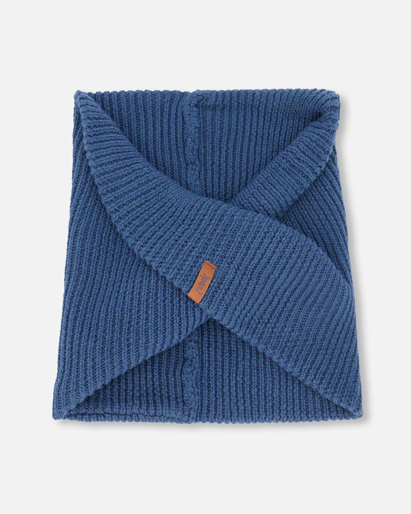 Knit Neckwarmer Teal Blue Outdoor Accessories Deux par Deux 