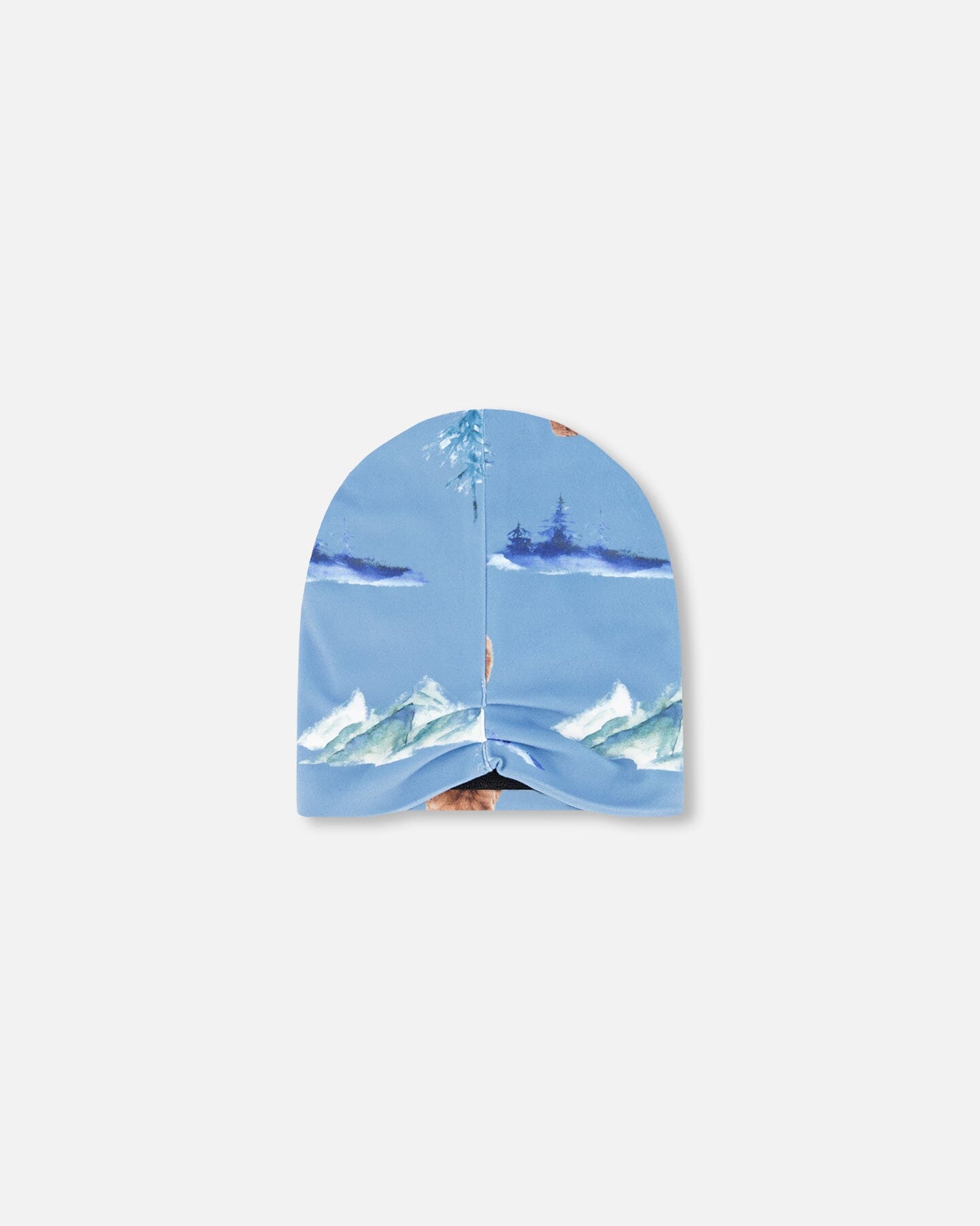Jersey Hat Blue Polar Bear Print Outdoor Accessories Deux par Deux 