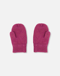 Knitted Mittens Burgundy Winter Accessories Deux par Deux 