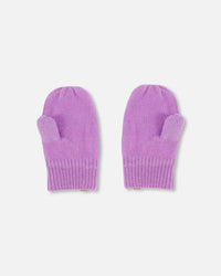 Knitted Mittens Orchid Winter Accessories Deux par Deux 